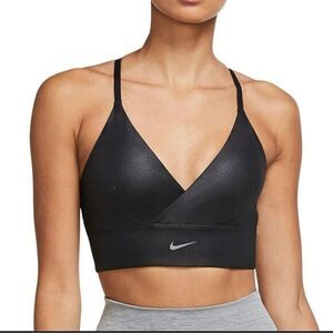 NIKE Women’s Indy Light Support Sports‎ Bra Black Size XL